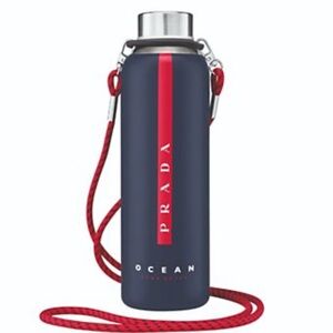 Prada Luna Rossa ocean 16 oz - 500 ml Water Bottle in glass-  new In Box